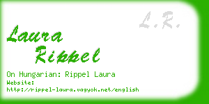 laura rippel business card